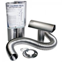 KIT CHAMINE FACIL D.90mm - 1,50 M