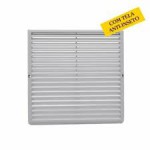 GRADE DE VENTILAÇÃO BRANCA 19 x 19 COM TELA - WE