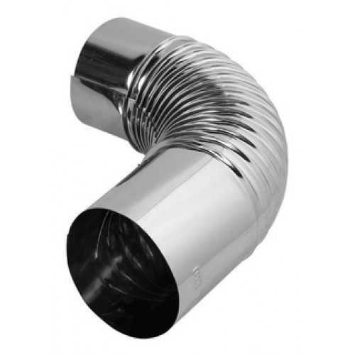 CURVA INOX 115 FOGÃO A LENHA - ZATTI