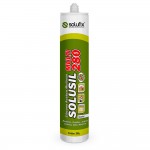 SILICONE 280ML ACETICO INCOLOR - SOLUFIX