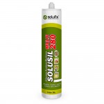 SILICONE 280ML ACETICO BRANCO - SOLUFIX